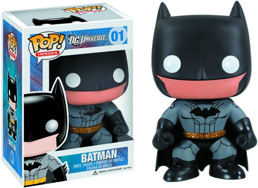 FUNKO POP! Vinyl Heroes RARE DC Universe #01 Batman (New 52) [Previews (Stickerless)] [VAULTED]