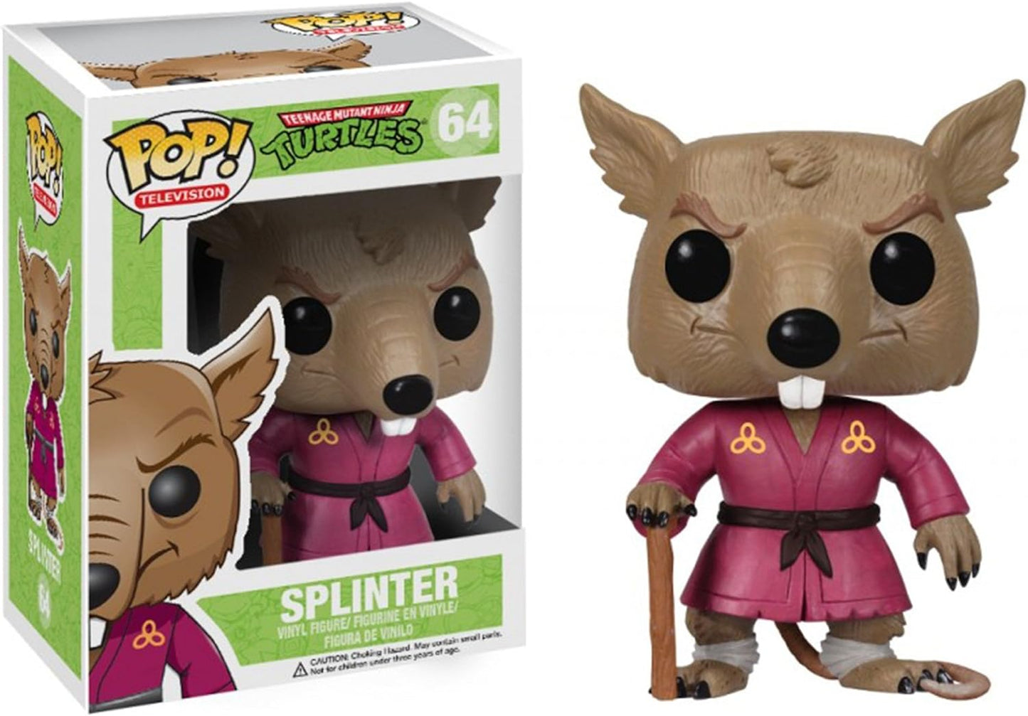 FUNKO POP! Vinyl Television RARE TMNT #64 Splinter [VAULTED]