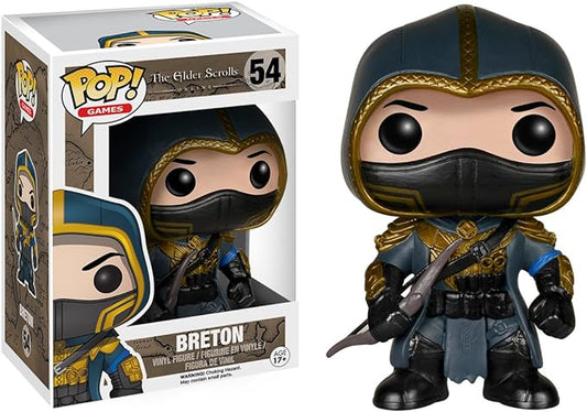 FUNKO POP! Vinyl Games RARE The Elder Scrolls #54 Breton [VAULTED]