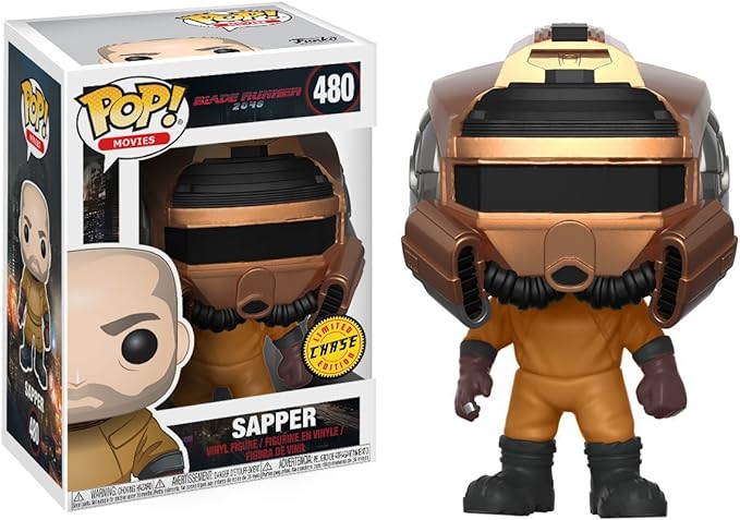 FUNKO POP! Vinyl Movies RARE Blade Runner 2049 #480 Sapper (Helmet) [Chase] [VAULTED]