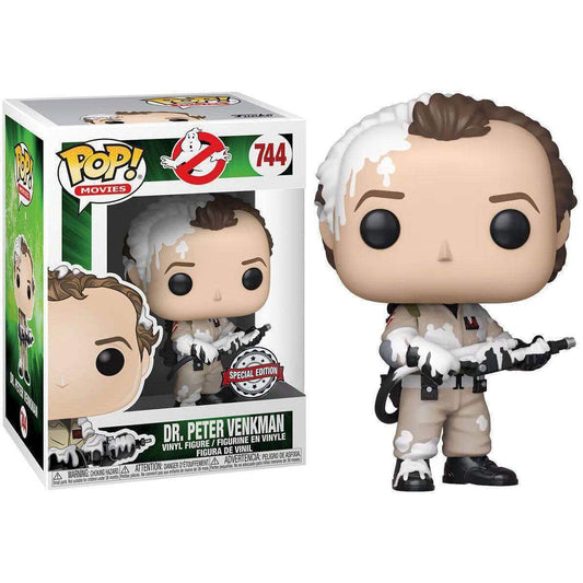 FUNKO POP! Vinyl Movies RARE Ghostbusters #744 Dr. Peter Venkman (Marshmallow Fluff) [Funko Special Edition] [VAULTED]