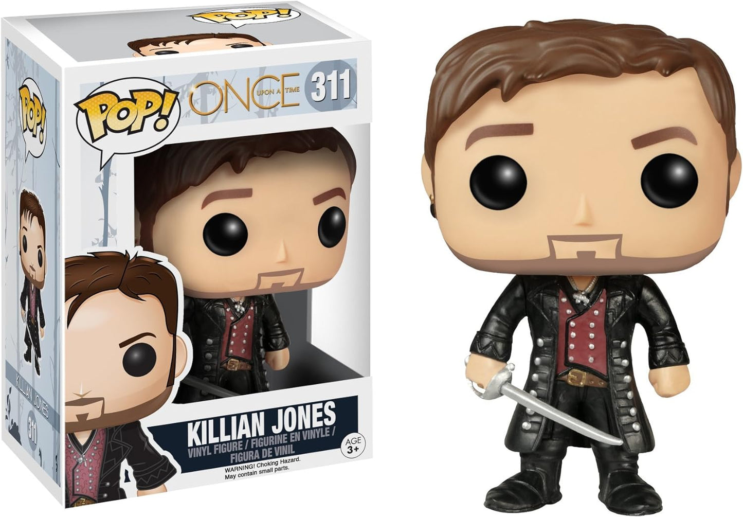 FUNKO POP! Vinyl RARE ONCE #311 Killian Jones (ONCE) [BAM! (Stickerless)] [VAULTED]