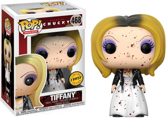 FUNKO POP! Vinyl Movies RARE Bride of Chucky #468 Tiffany (Bloody) (2017 Release) [Chase] [VAULTED]