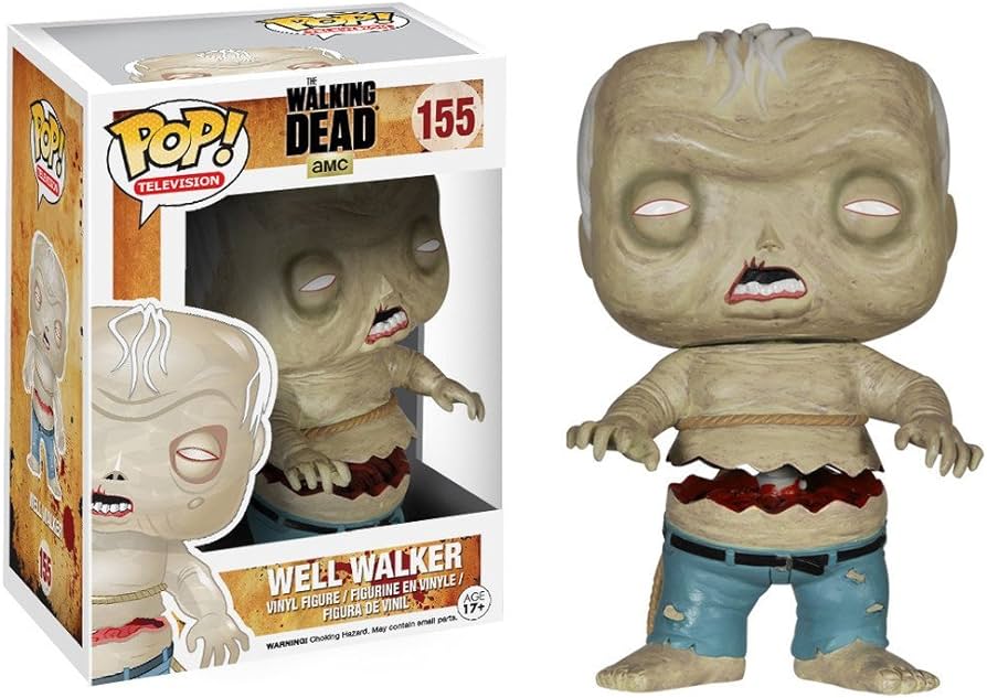 FUNKO POP! Vinyl Television RARE The Walking Dead #155 Well Walker [VAULTED]