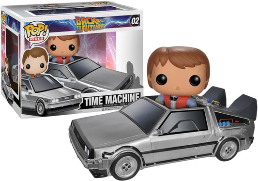 FUNKO POP! Vinyl Rides RARE Back To The Future #02 Time Machine [VAULTED]