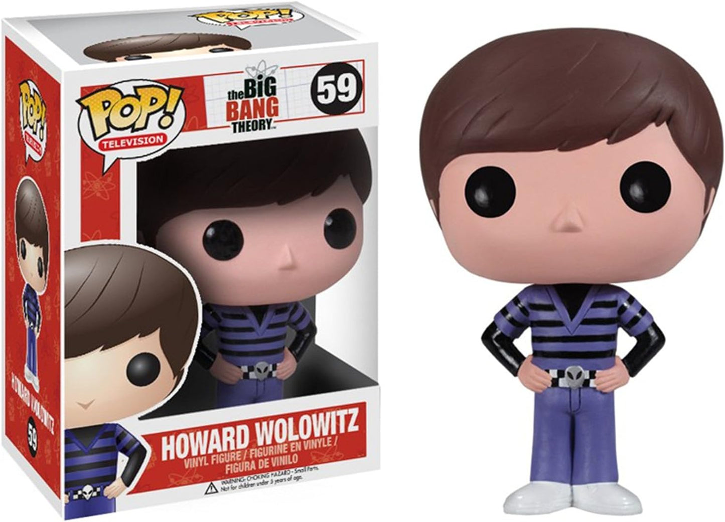 FUNKO POP! Vinyl Television RARE The Big Bang Theory #59 Howard Wolowitz [VAULTED]