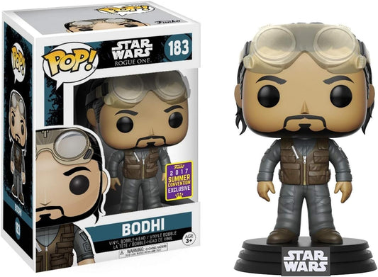 FUNKO POP! Vinyl Star Wars RARE Star Wars Rogue One #183 Bodhi [Summer Convention] [VAULTED]