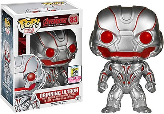 FUNKO POP! Vinyl Bobble-Head Marvel RARE Avengers Age Of Ultron #83 Ultron (Grinning) [Pop Asia Exclusive] [VAULTED]