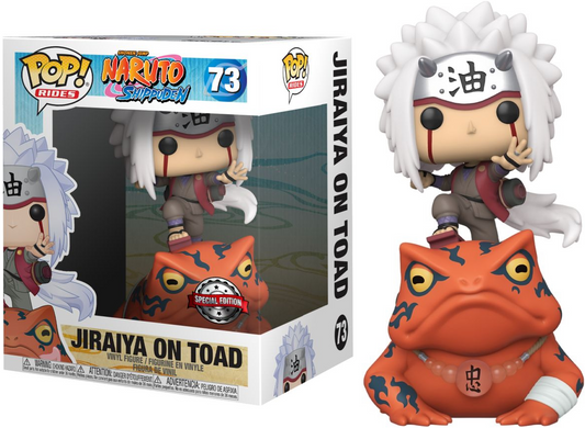 FUNKO POP! Vinyl Rides RARE Naruto Shippuden #73 Jiraiya on Toad [Funko Special Edition] [VAULTED]