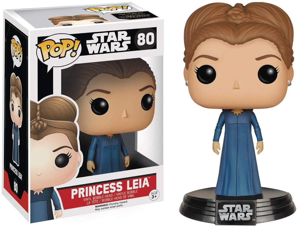 FUNKO POP! Vinyl Bobble-Head Star Wars RARE #80 Princess Leia (The Force Awakens) [VAULTED]