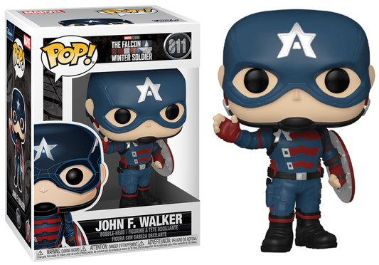 FUNKO POP! Bobble-Head Marvel RARE F&TWS #811 John F. Walker (F&TWS) [VAULTED]