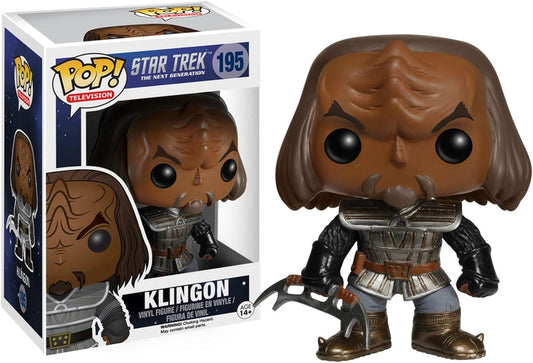 FUNKO POP! Vinyl Television RARE Star Trek The Next Generation #195 Klingon (The Next Generation) [VAULTED]