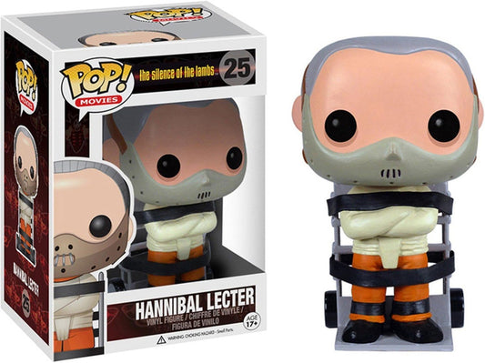 FUNKO POP! Vinyl Movies RARE The Silence Of The Lambs #25 Hannibal Lecter [VAULTED]