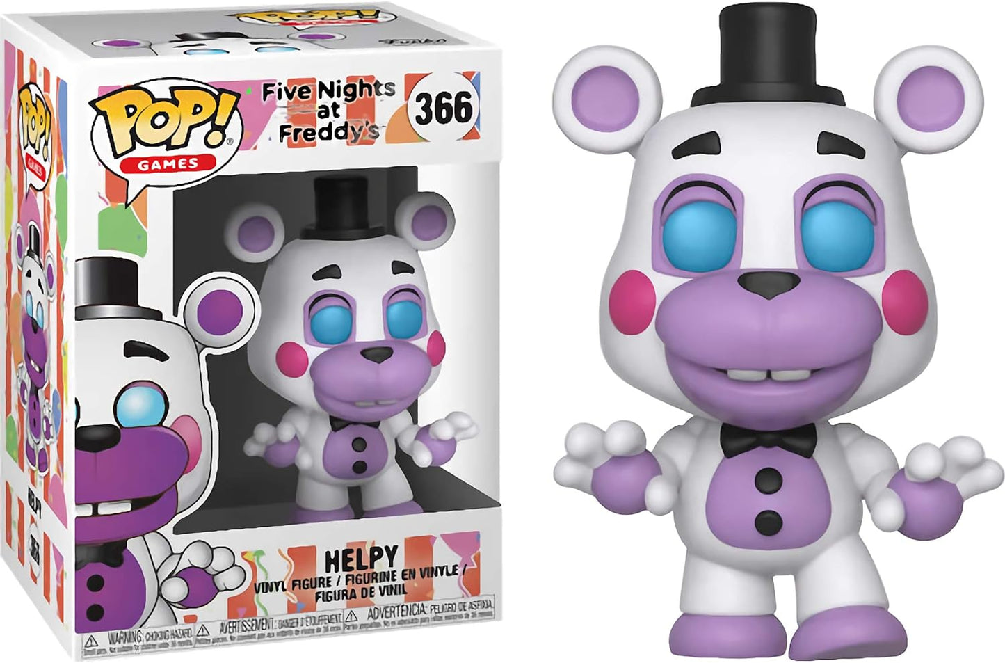 FUNKO POP! Vinyl Games RARE FNAF #366 Helpy [VAULTED]