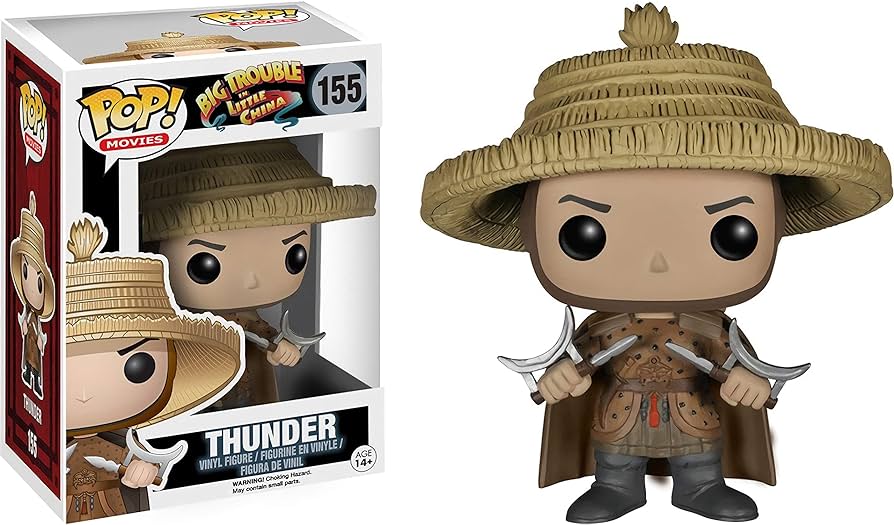 FUNKO POP! Vinyl Movies RARE Big Trouble in Little China #155 Thunder [VAULTED]