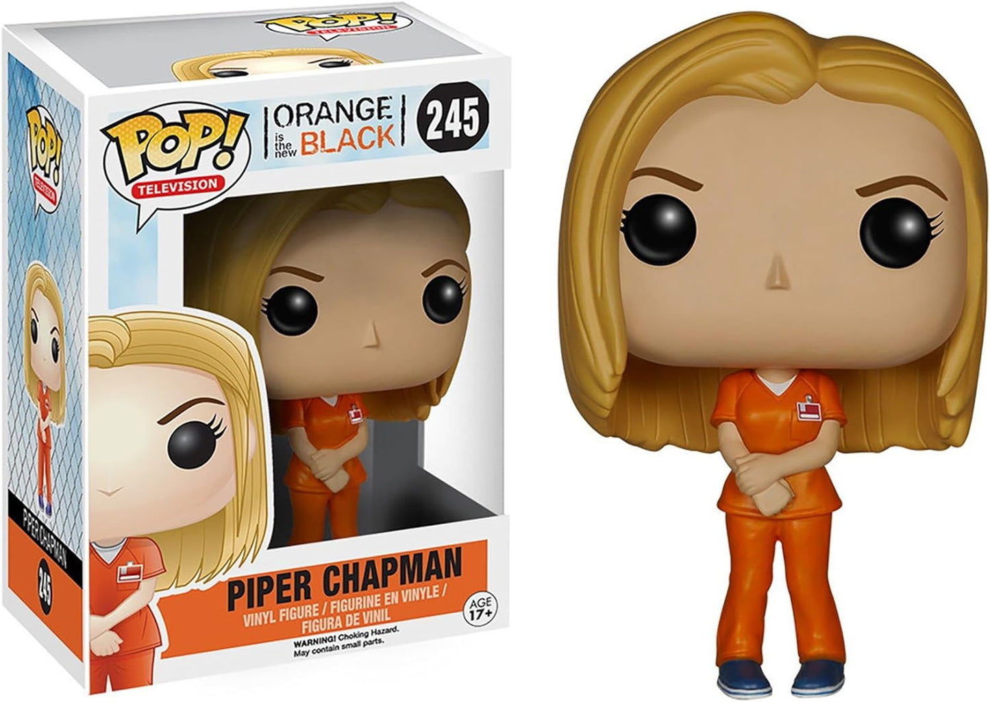 FUNKO POP! Vinyl Television RARE Orange Is The New Black #245 Piper Chapman [VAULTED]