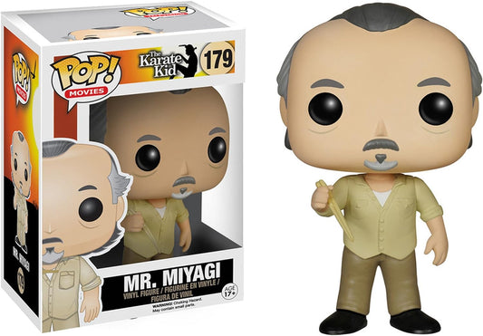 FUNKO POP! Vinyl Movies RARE The Karate Kid #179 Mr. Miyagi [VAULTED]