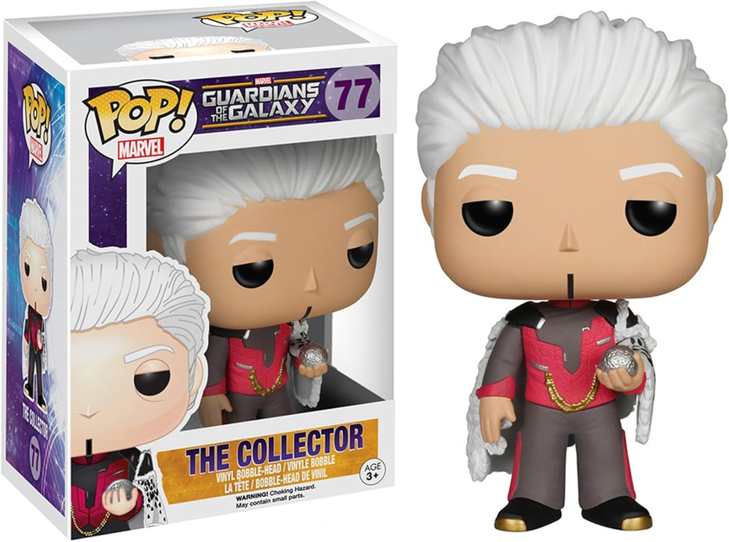 FUNKO POP! Vinyl Bobble-Head Marvel RARE Guardians of the Galaxy #77 The Collector [VAULTED]