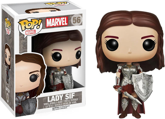 FUNKO POP! Vinyl Bobble-Head Marvel RARE #56 Lady Sif [VAULTED]