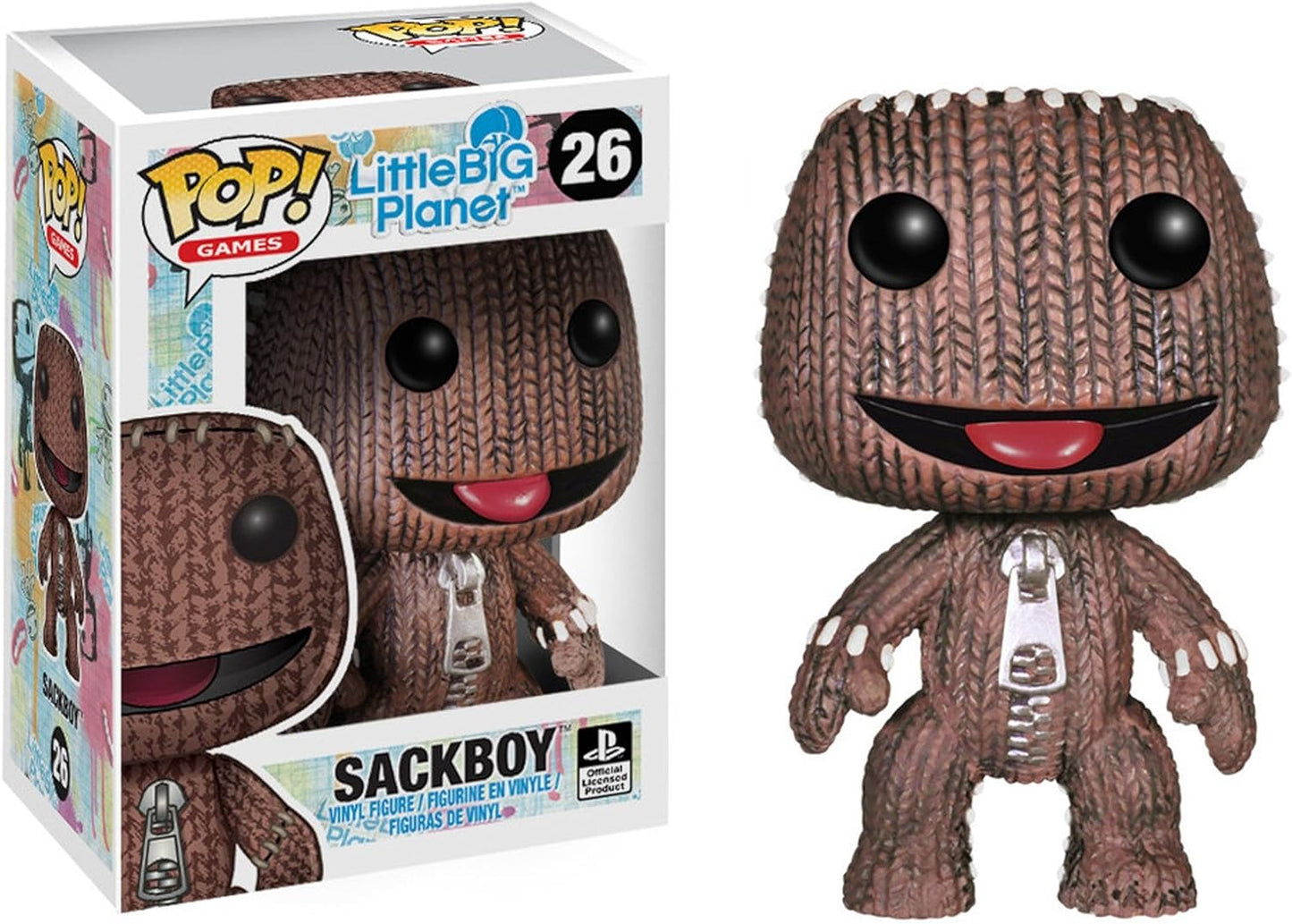 FUNKO POP! Vinyl Games RARE Little Big Planet #26 Sackboy [VAULTED]