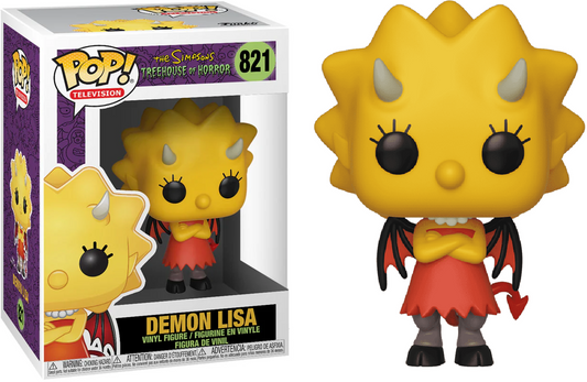 FUNKO POP! Vinyl Television RARE The Simpsons Treehouse of Horror #821 Demon Lisa [VAULTED]