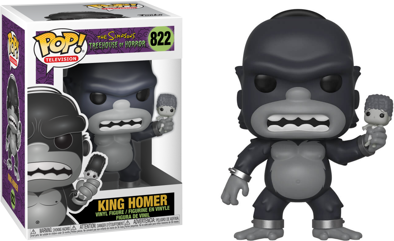 FUNKO POP! Vinyl Television RARE The Simpsons Treehouse of Horror #822 King Homer [VAULTED]