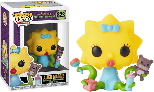 FUNKO POP! Vinyl Television RARE The Simpsons Treehouse Of Horror #823 Alien Maggie [VAULTED]