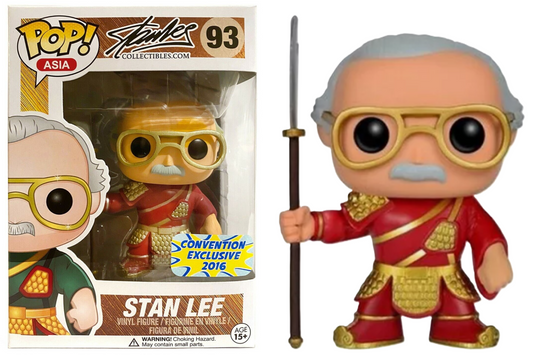 FUNKO POP! Vinyl Asia RARE #93 Stan Lee (Guan Yu - Red) [ACG HK] [VAULTED]