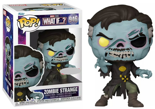 FUNKO POP! Bobble-Head Marvel RARE What If...? #946 Zombie Strange [Funko Special Edition] [VAULTED]