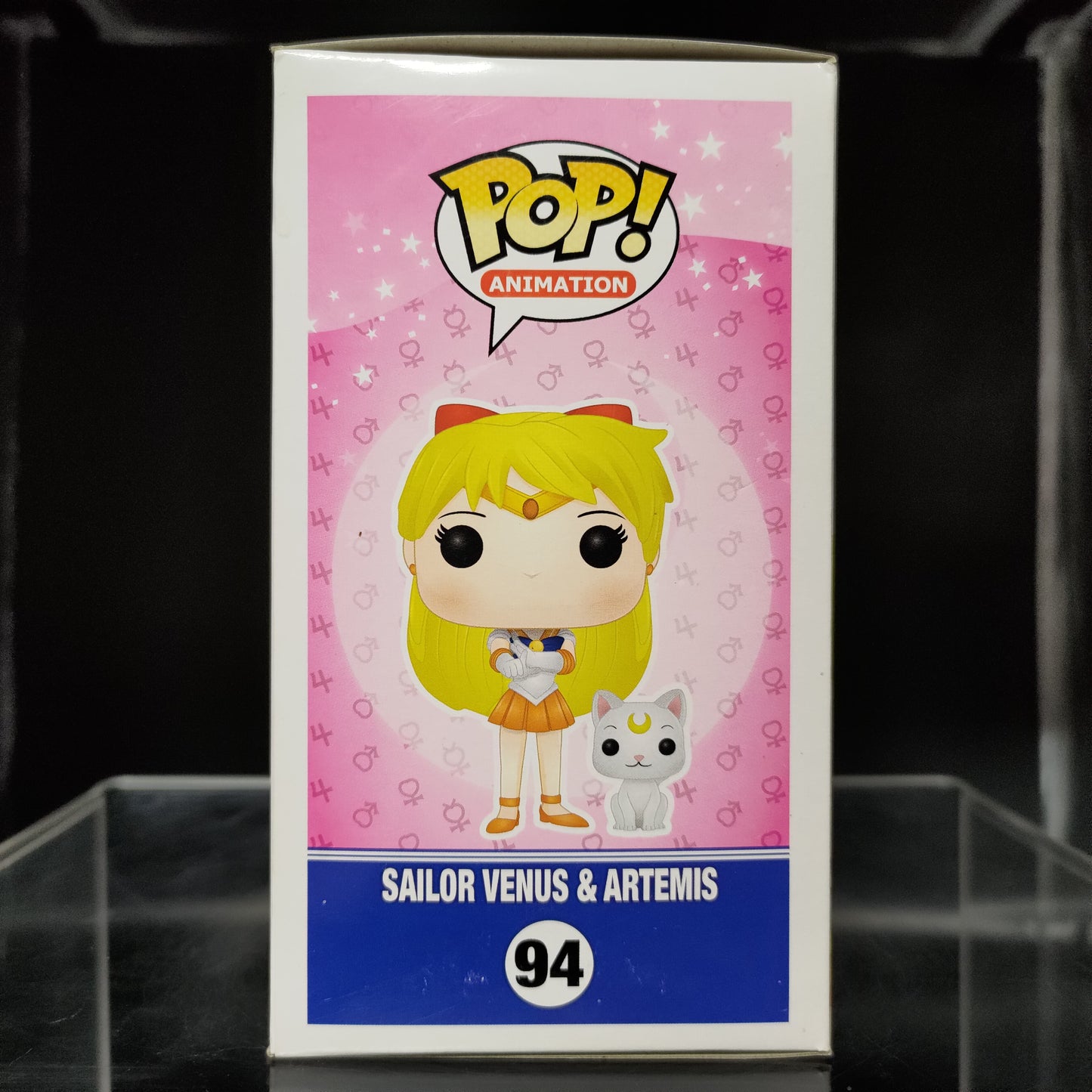 FUNKO POP! Vinyl Animation RARE Sailor Moon #94 Sailor Venus (w/ Artemis) [VAULTED]