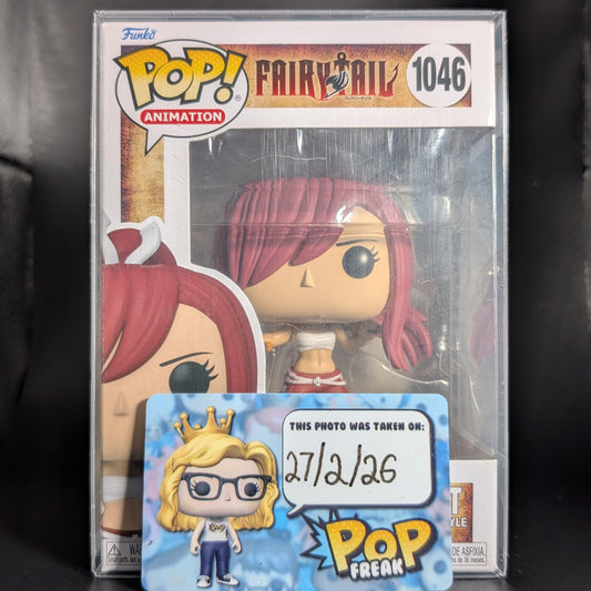 FUNKO POP! Vinyl Animation RARE Fairy Tail #1046 Erza Scarlet [VAULTED]
