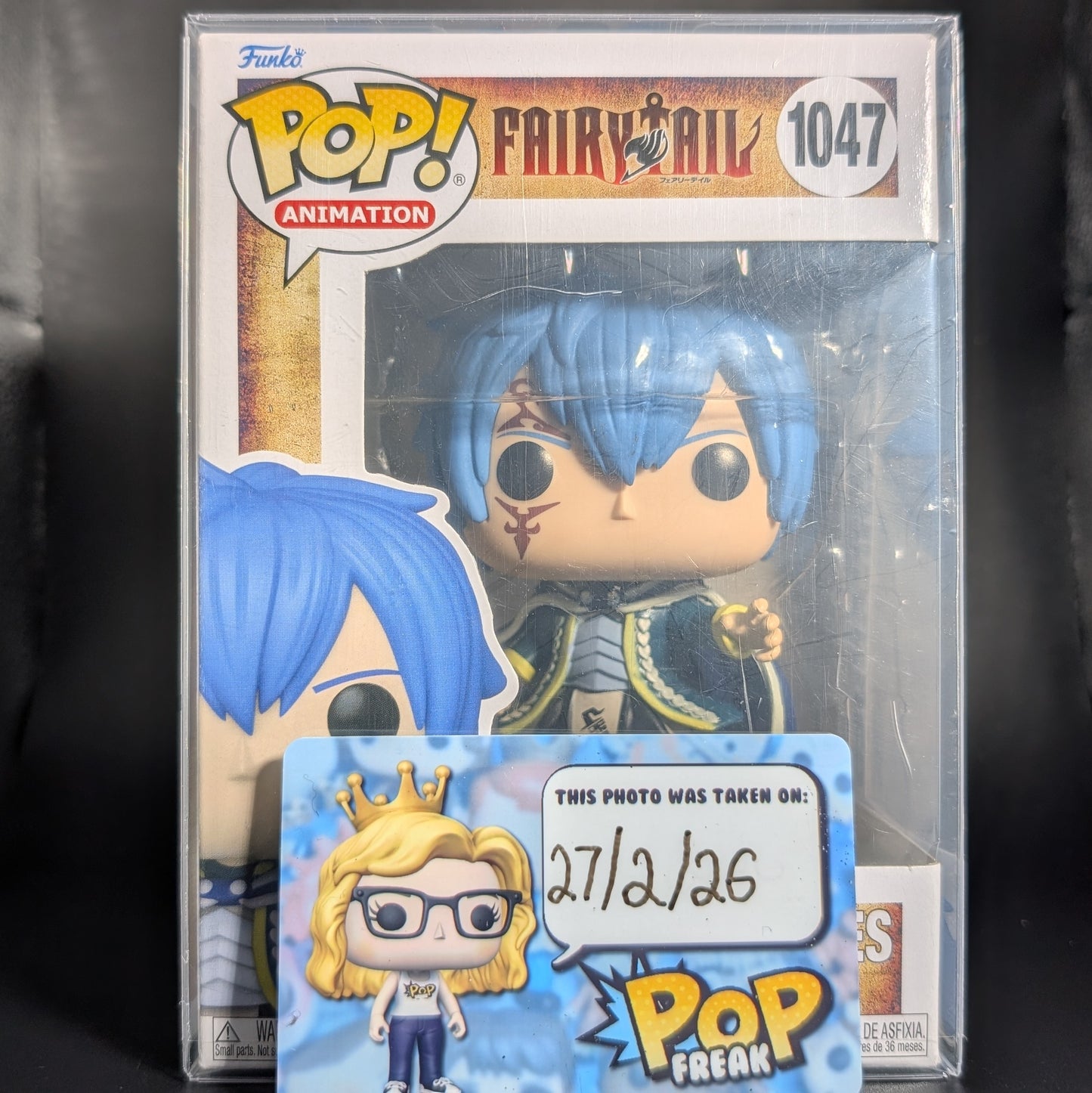 FUNKO POP! Vinyl Animation RARE Fairy Tail #1047 Jellal Fernandes [VAULTED]