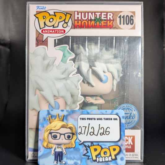 FUNKO POP! Vinyl Animation RARE Hunter x Hunter #1106 Killua Zoldyck (God Speed) [Funko Special Edition] [VAULTED]
