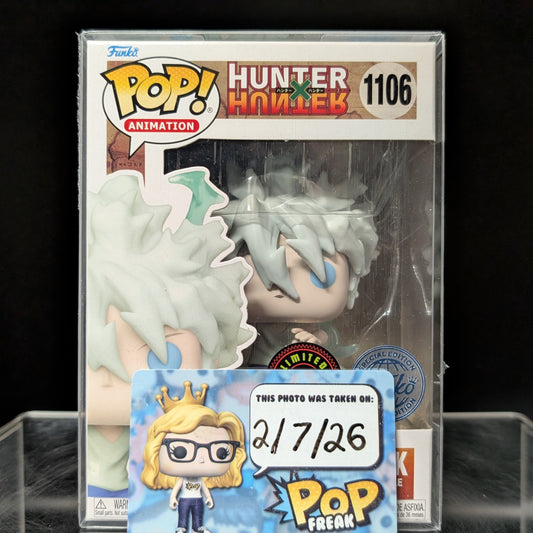 FUNKO POP! Vinyl Animation RARE Hunter x Hunter #1106 Killua Zoldyck (God Speed) (GITD) [Funko Special Edition | Chase] [VAULTED]