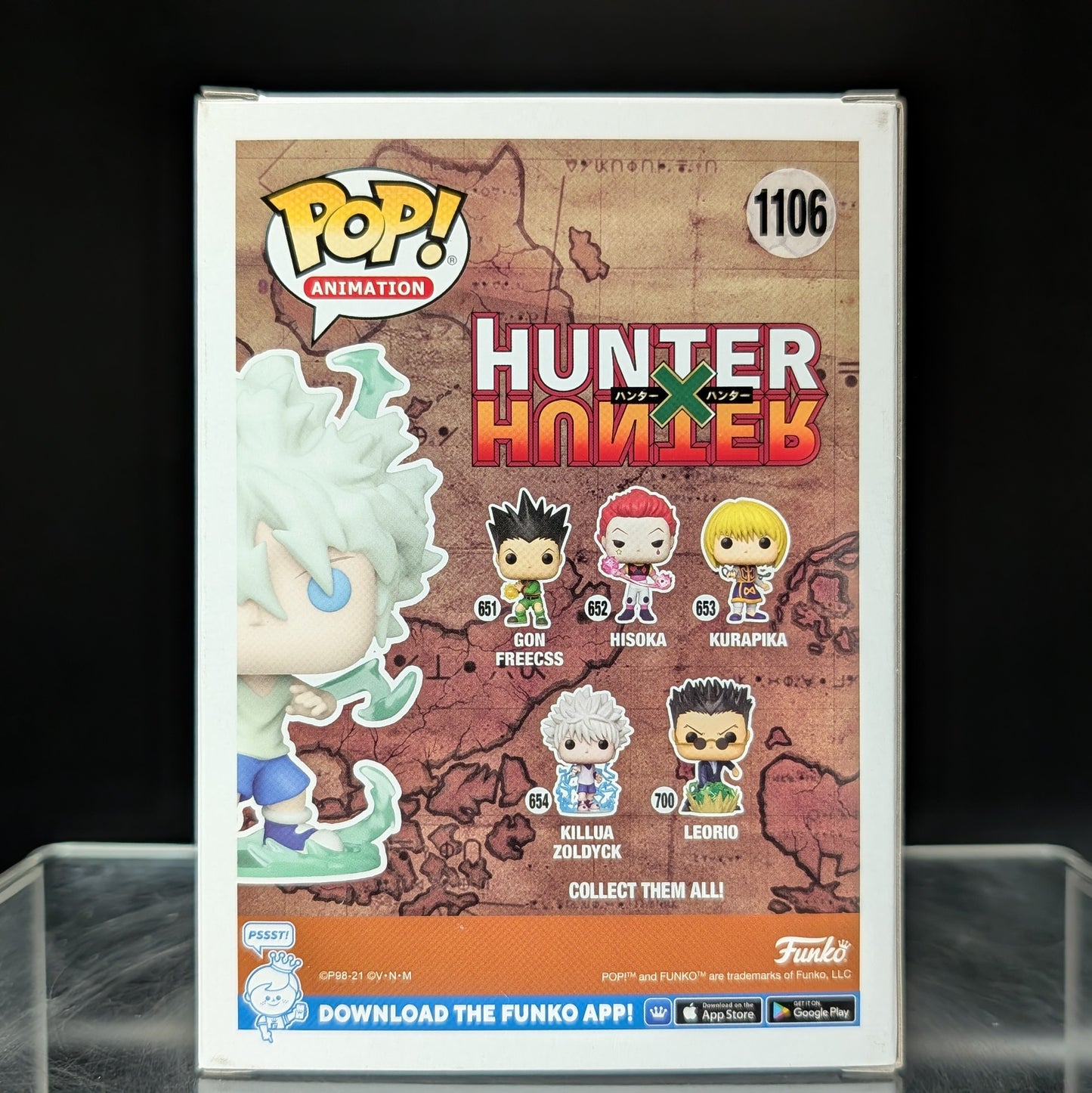 FUNKO POP! Vinyl Animation RARE Hunter x Hunter #1106 Killua Zoldyck (God Speed) (GITD) [Funko Special Edition | Chase] [VAULTED]
