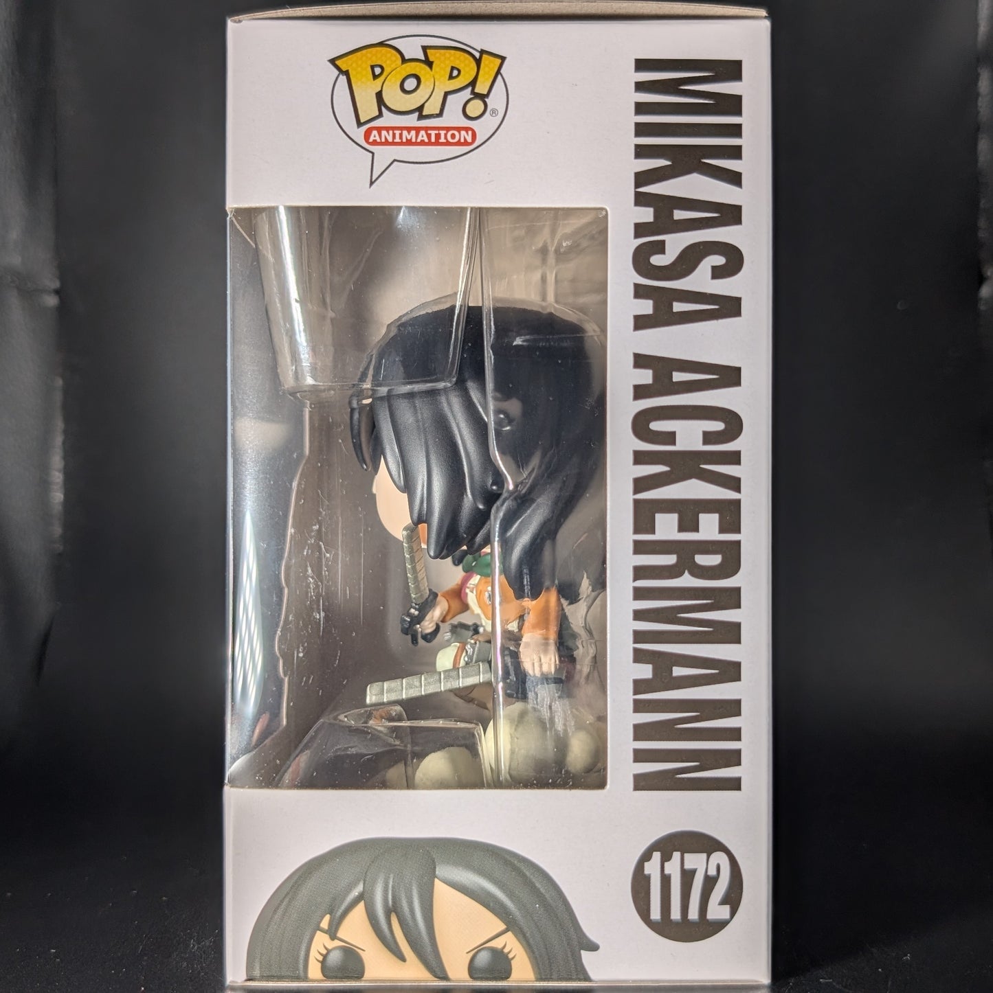 FUNKO POP! Vinyl Animation RARE Attack on Titan #1172 Mikasa Ackermann (Survey Corps Action Pose) [Funko Special Edition] [VAULTED]