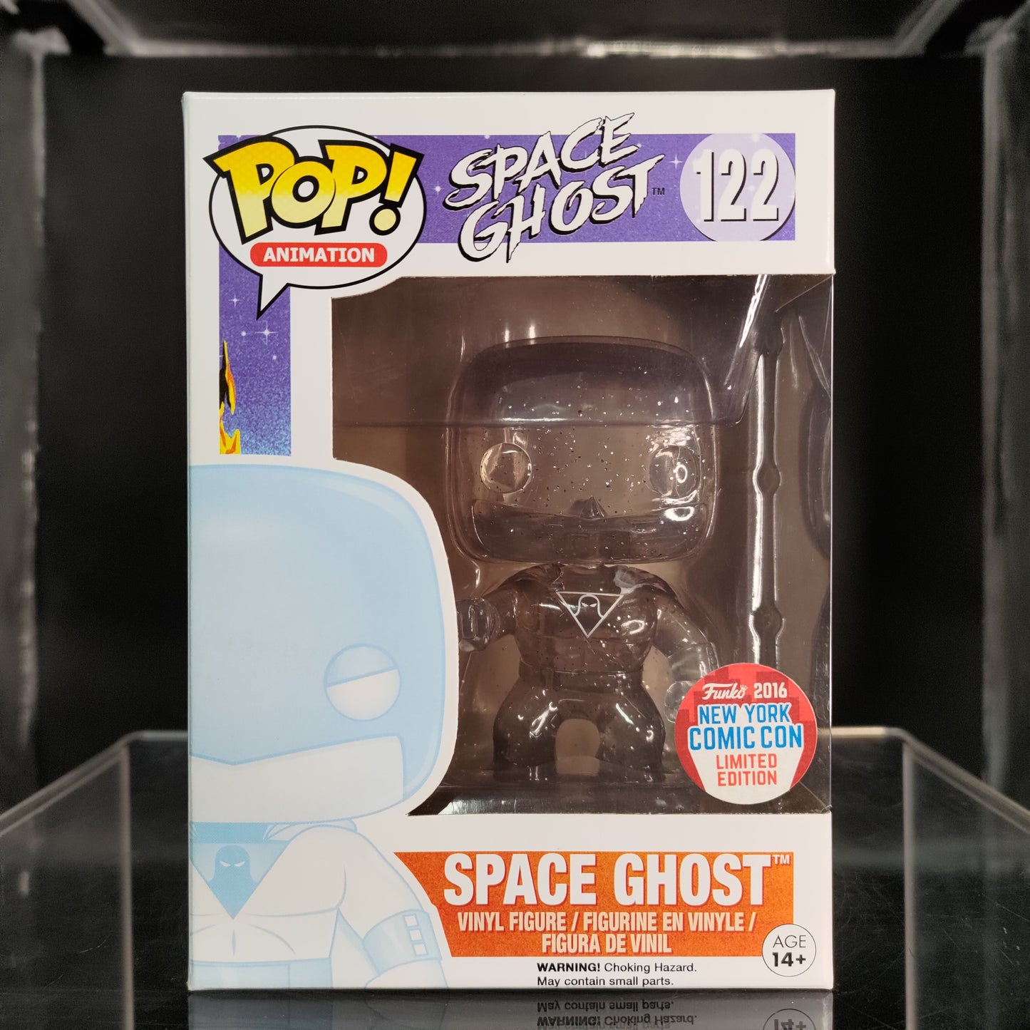 FUNKO POP! Vinyl Animation RARE Space Ghost #122 Space Ghost (Invisible) [NYCC] [VAULTED]