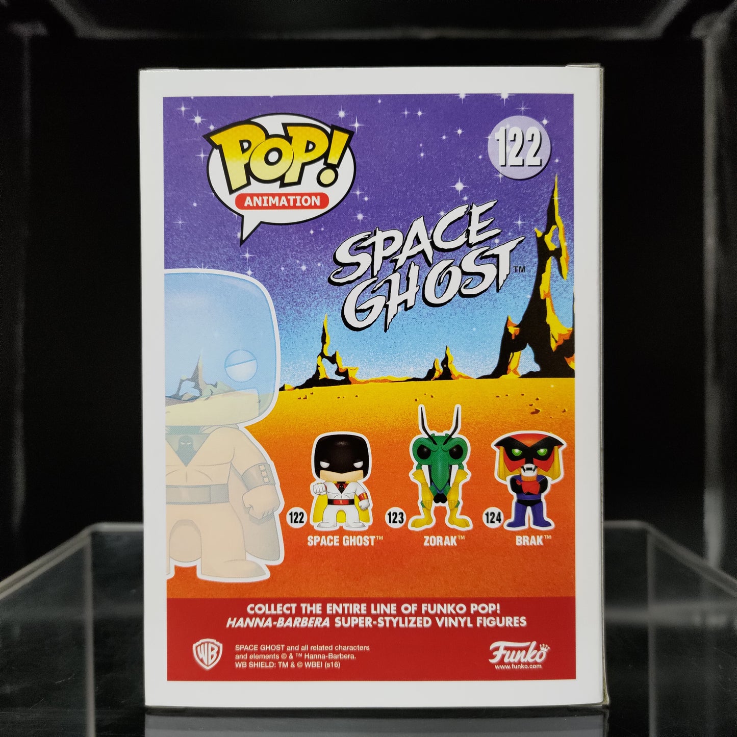 FUNKO POP! Vinyl Animation RARE Space Ghost #122 Space Ghost (Invisible) [NYCC] [VAULTED]