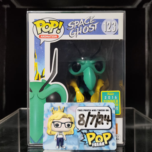 FUNKO POP! Vinyl Animation RARE Space Ghost #123 Zorak [Summer Convention] [VAULTED]