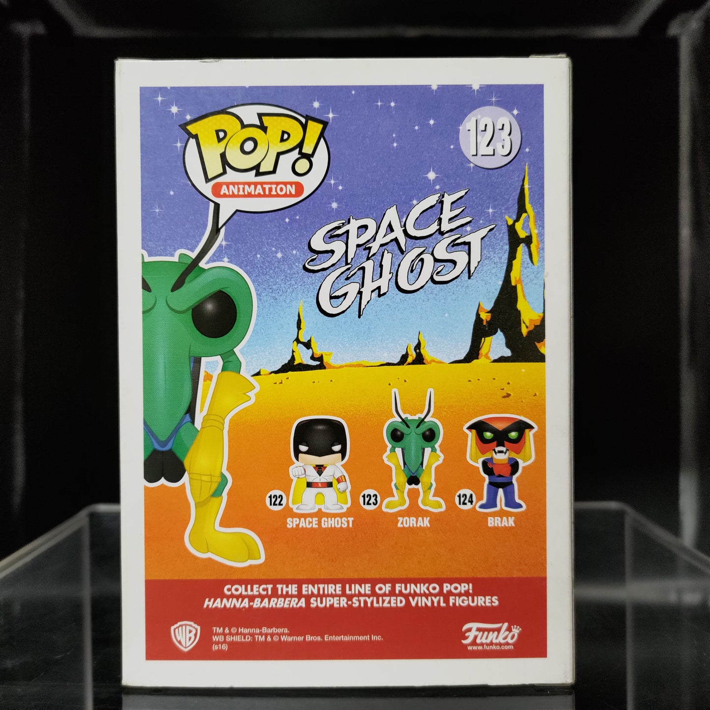 FUNKO POP! Vinyl Animation RARE Space Ghost #123 Zorak [Summer Convention] [VAULTED]