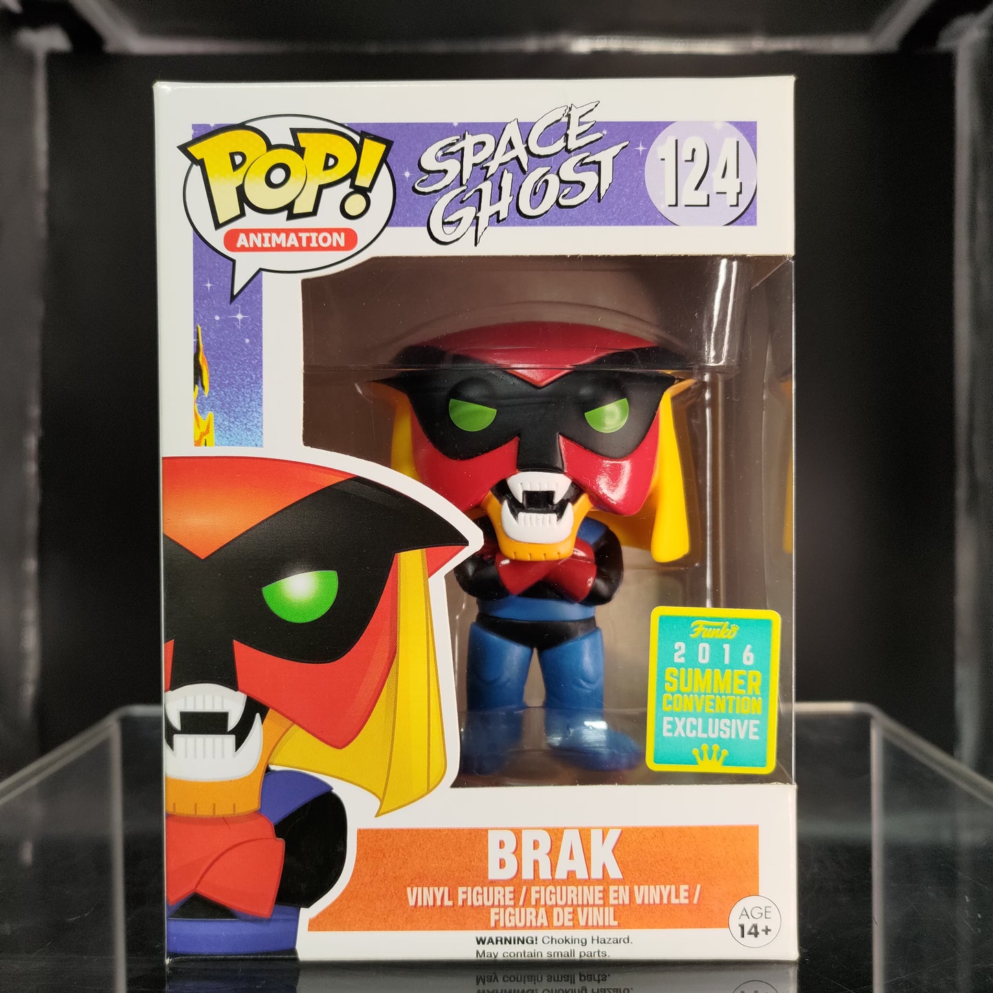 FUNKO POP! Vinyl Animation RARE Space Ghost #124 Brak [Summer Convention] [VAULTED]