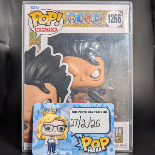 FUNKO POP! Vinyl Animation RARE One Piece #1266 Snake-Man Luffy [VAULTED]
