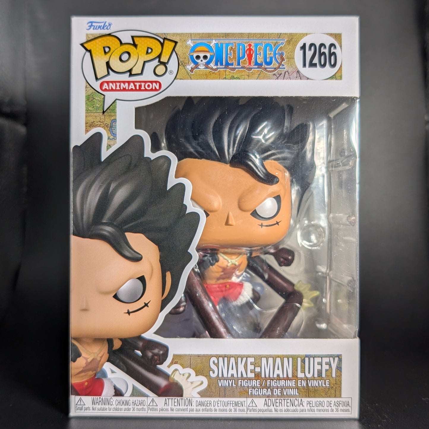 FUNKO POP! Vinyl Animation RARE One Piece #1266 Snake-Man Luffy [VAULTED]
