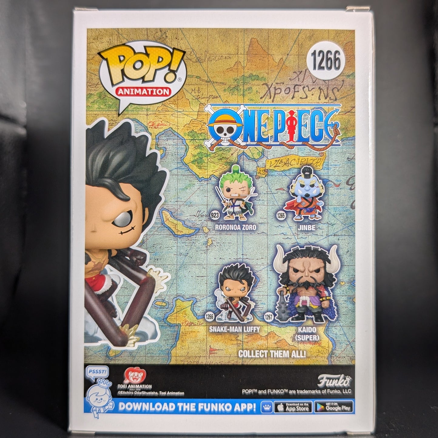FUNKO POP! Vinyl Animation RARE One Piece #1266 Snake-Man Luffy [VAULTED]