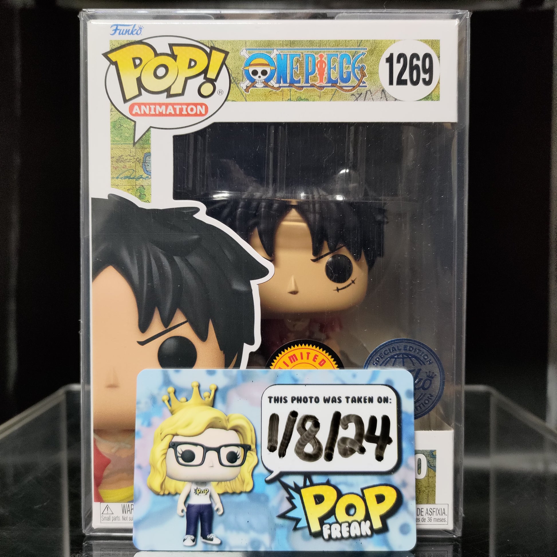 FUNKO POP! Vinyl Animation RARE One Piece #1269 Luffy Gear Two (w/ Hak – PopFreak
