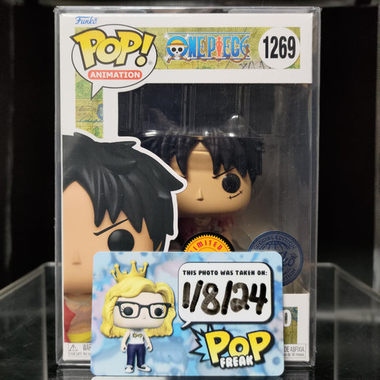 FUNKO POP! Vinyl Animation RARE One Piece #1269 Luffy Gear Two (w/ Haki Arm) [Funko Special Edition | Chase] [VAULTED]