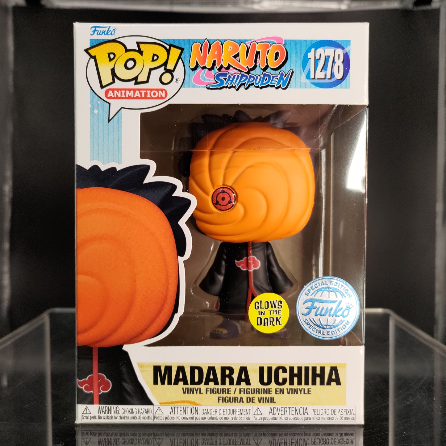 FUNKO POP! Vinyl Animation RARE Naruto Shippuden #1278 Madara Uchiha (Sharingan) (GITD) [Funko Special Edition] [VAULTED]