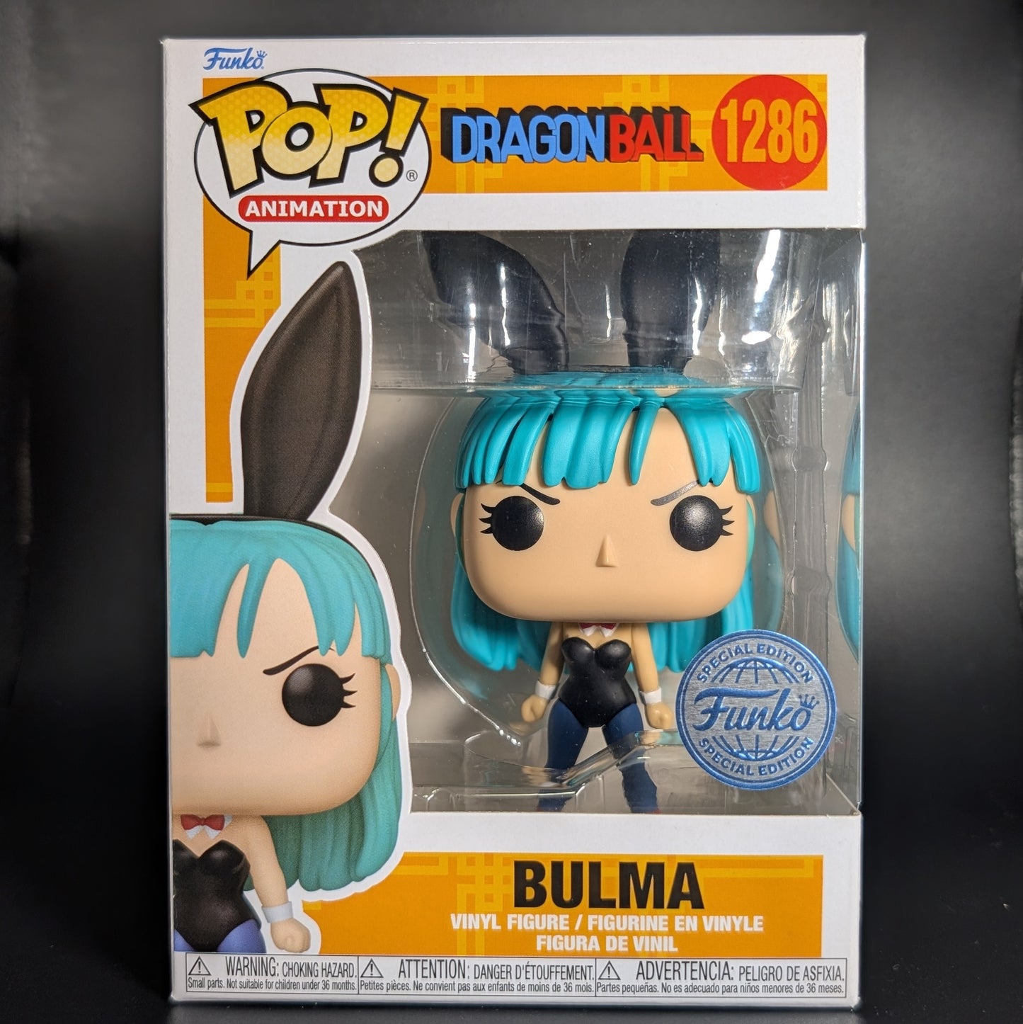 FUNKO POP! Vinyl Animation RARE Dragonball #1286 Bulma (Bunny) [Funko Special Edition] [VAULTED]