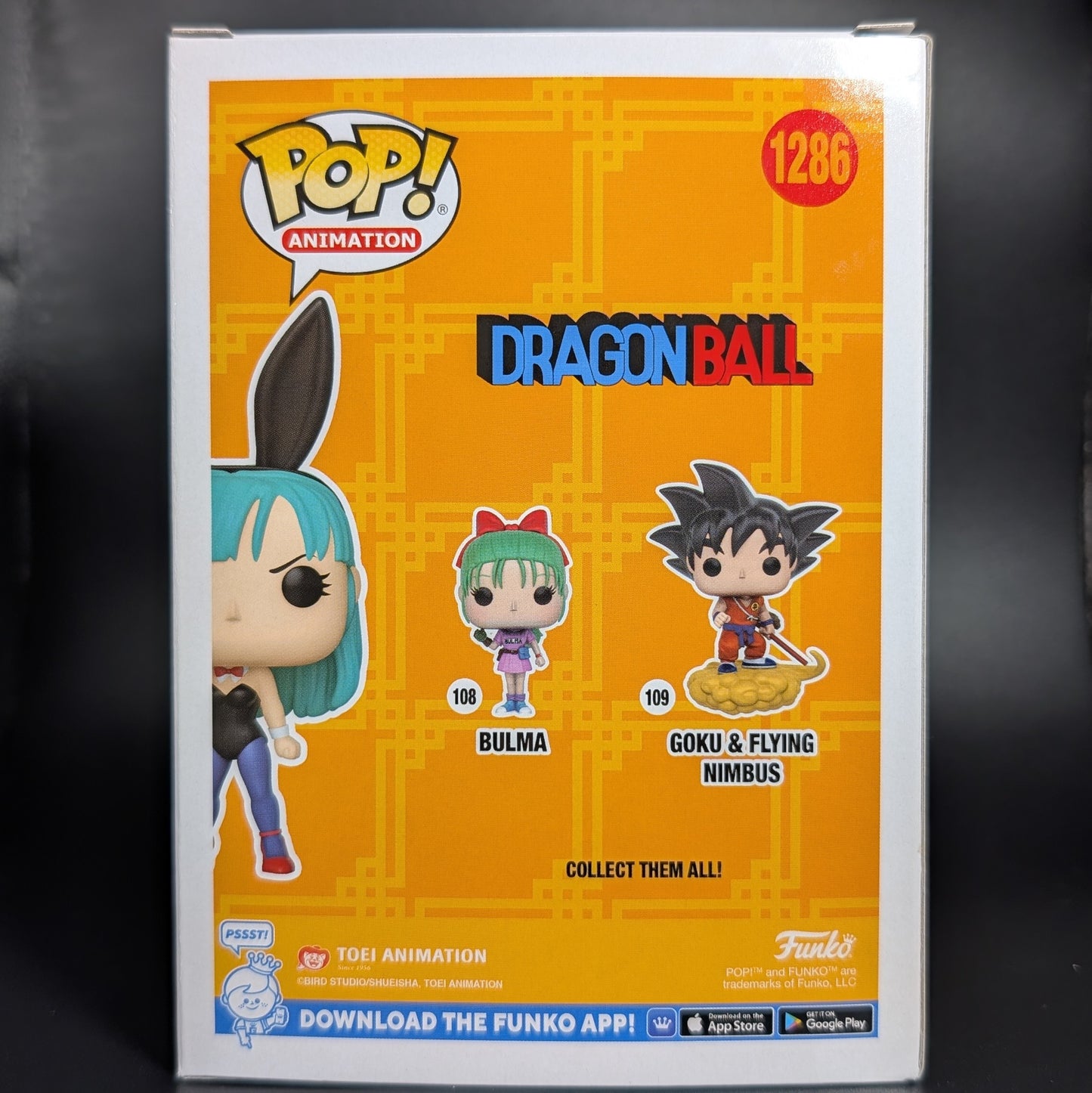 FUNKO POP! Vinyl Animation RARE Dragonball #1286 Bulma (Bunny) [Funko Special Edition] [VAULTED]