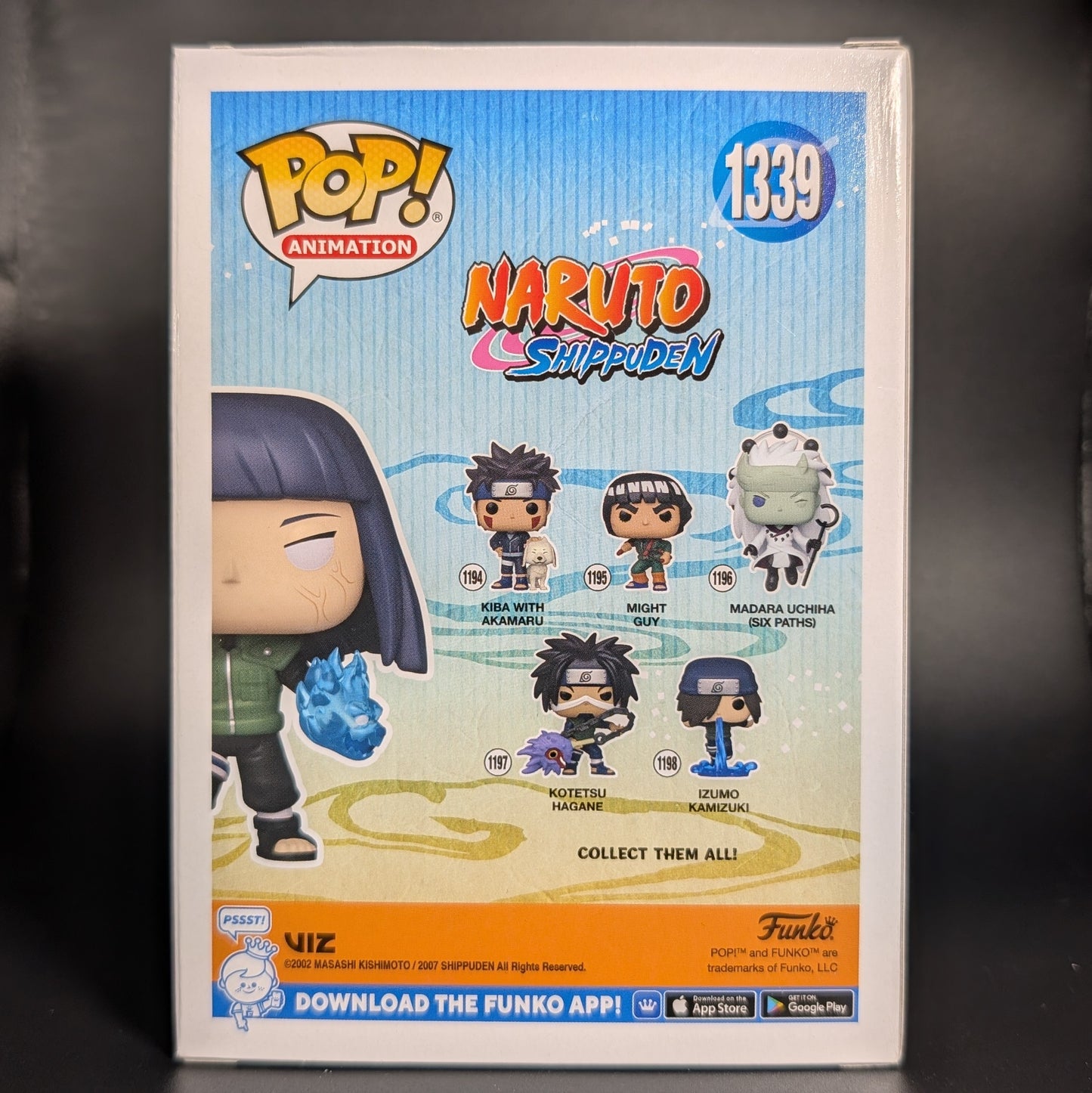 FUNKO POP! Vinyl Animation RARE Naruto Shippuden #1339 Hinata w/ Twin Lion Fists (GITD) [Funko Special Edition | Chase] [VAULTED]